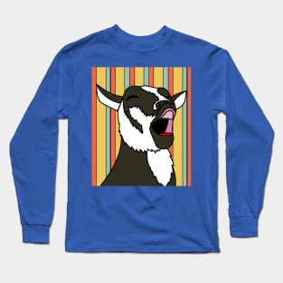 Colorful Patrols Funny Goats Long Sleeve T-Shirt